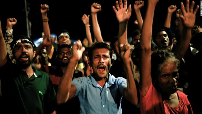 sri-lankans-jubilant-as-president-rajapaksa’s-resignation-is-made-official