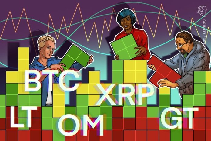 bitcoin-trades-in-tight-range-as-xrp,-lt,-om,-and-gt-aim-to-move-higher