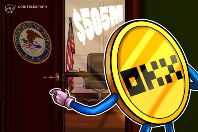 okx-pleads-guilty,-pays-$505m-in-penalties-to-settle-doj-charges